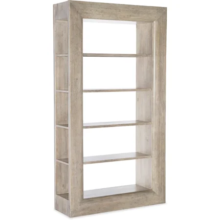 Contemporary Etagere with 4 Shelves